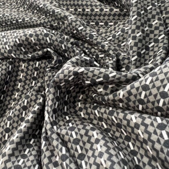 Prana Tank Dress Size Medium Sleeveless Geometric Knee-Length Dress Gray White - Picture 3 of 9